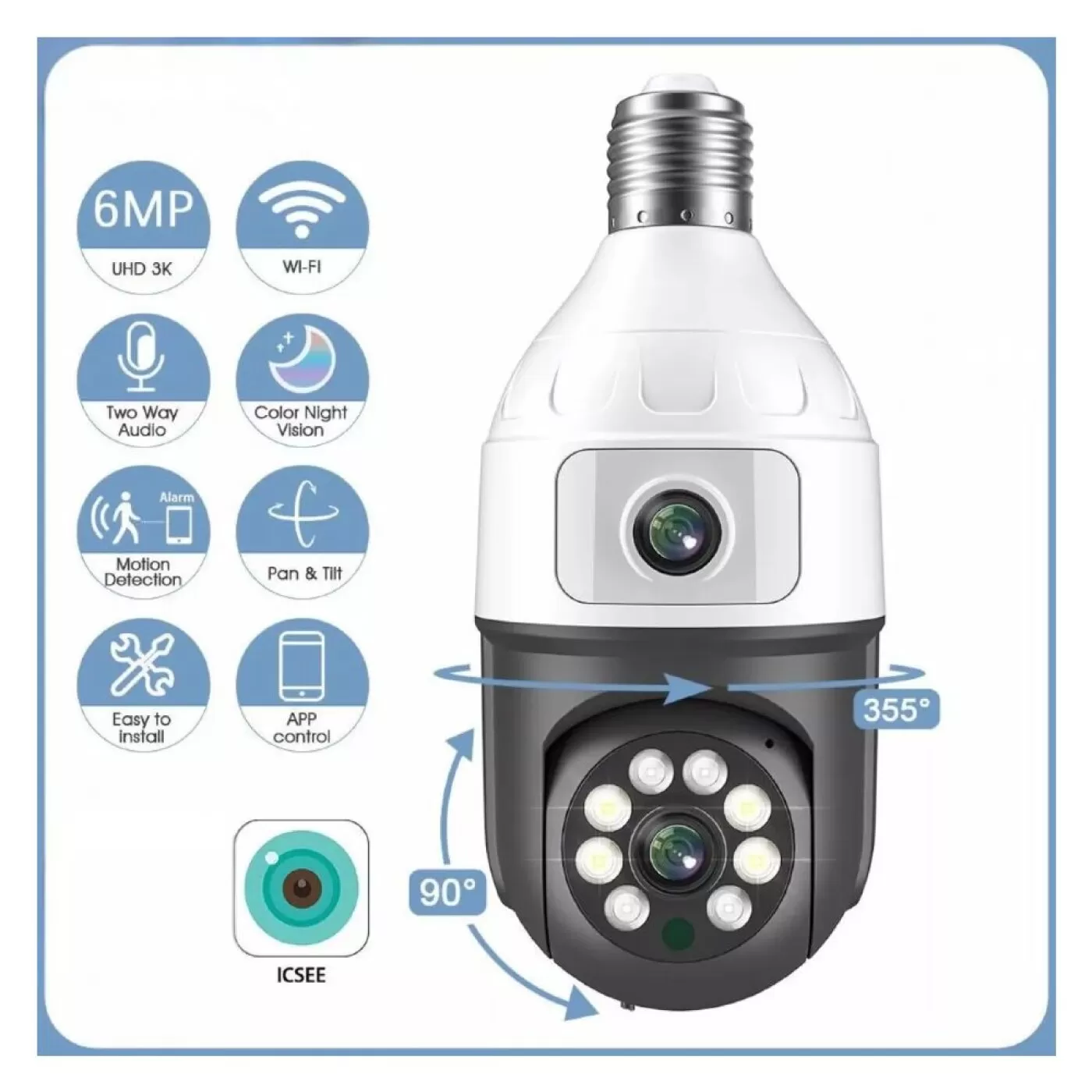 Câmera IP It Blue Full HD 1080P Com Infravermelho - Imagem 2