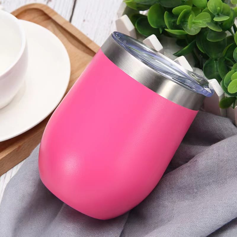 Copo Com Tampa Modelo Cuia 350ml - Imagem 3